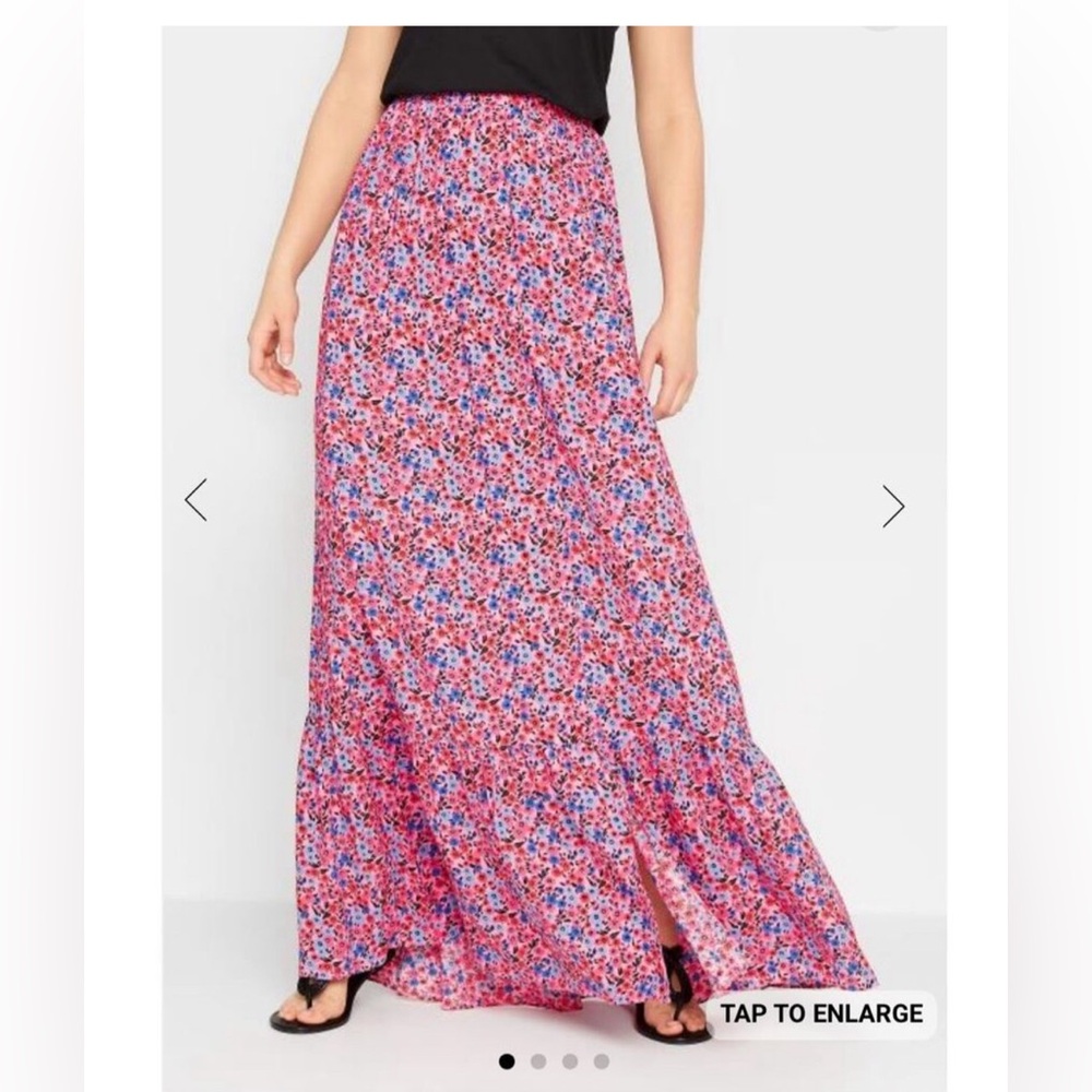 Long Tall Sally Floral Maxi Skirt - Picture 7 of 7